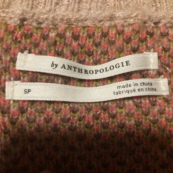 Anthropologie Multicolor Button-Up Cardigan, size small, cozy and comfy - Picture 4 of 9